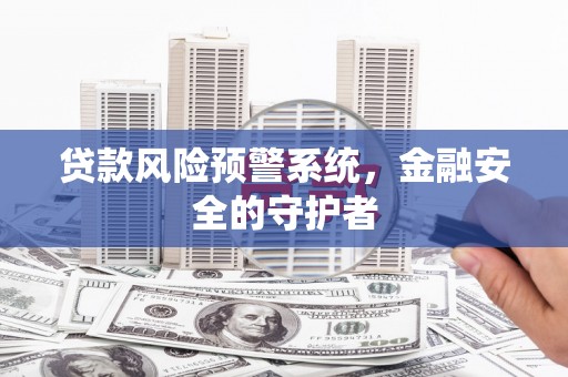 大埔贷款风险预警系统，金融安全的守护者