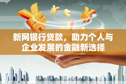大埔新网银行贷款，助力个人与企业发展的金融新选择