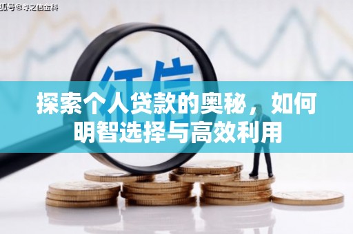大埔探索个人贷款的奥秘，如何明智选择与高效利用