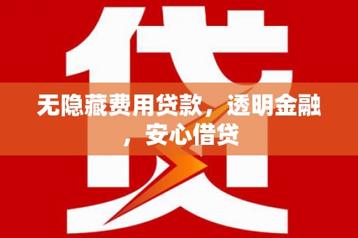 大埔无隐藏费用贷款，透明金融，安心借贷