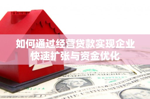 大埔如何通过经营贷款实现企业快速扩张与资金优化