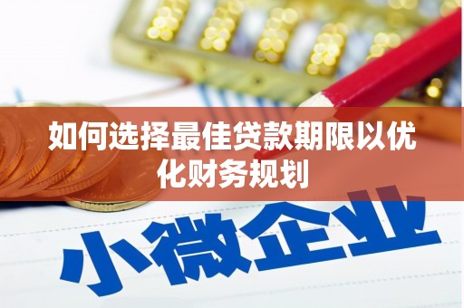 大埔如何选择最佳贷款期限以优化财务规划