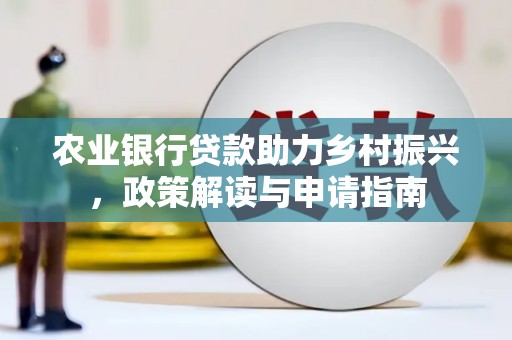 大埔农业银行贷款助力乡村振兴，政策解读与申请指南