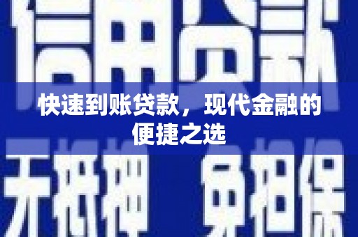 大埔快速到账贷款，现代金融的便捷之选