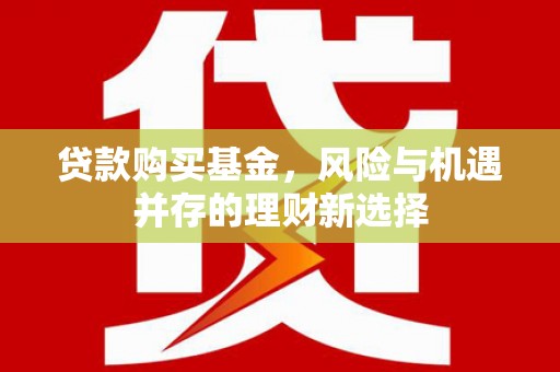 大埔贷款购买基金，风险与机遇并存的理财新选择