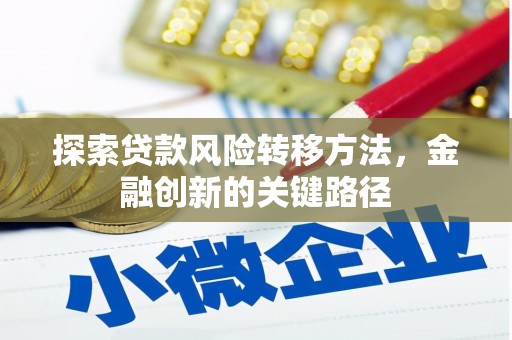大埔探索贷款风险转移方法，金融创新的关键路径