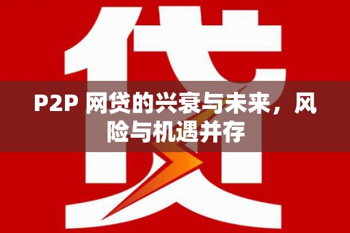 大埔P2P 网贷的兴衰与未来，风险与机遇并存